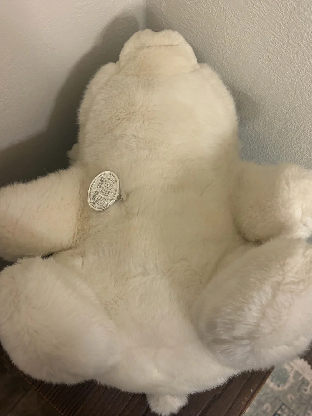 Classic GUND PLATINUM Edition White POLAR BEAR SNUFFLES 12